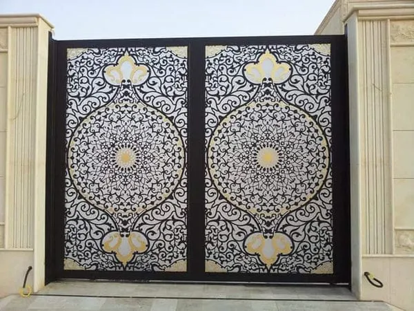 ابواب حديد للبوابات|تصميم ابواب مداخل في الرياض
