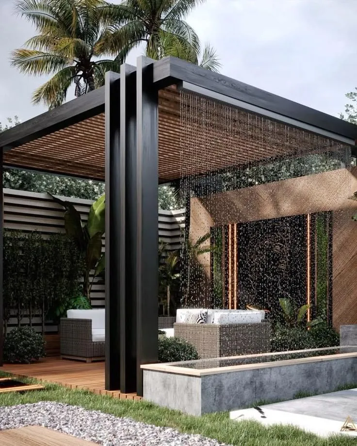 تركيب برجولات حدائق الرياض تصاميم حديثة