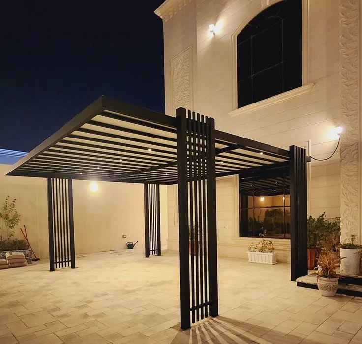 تركيب برجولات حدائق الرياض تصاميم حديثة