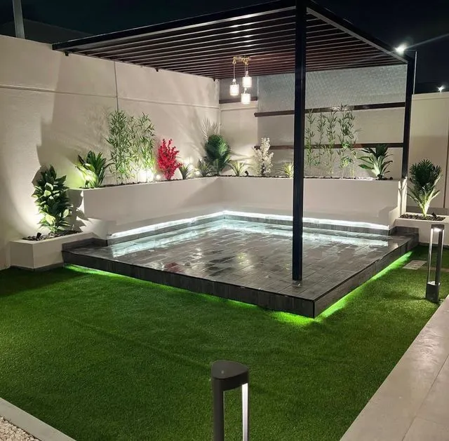 حداد تركيب برجولة جلسة حوش فخمة في الرياض
