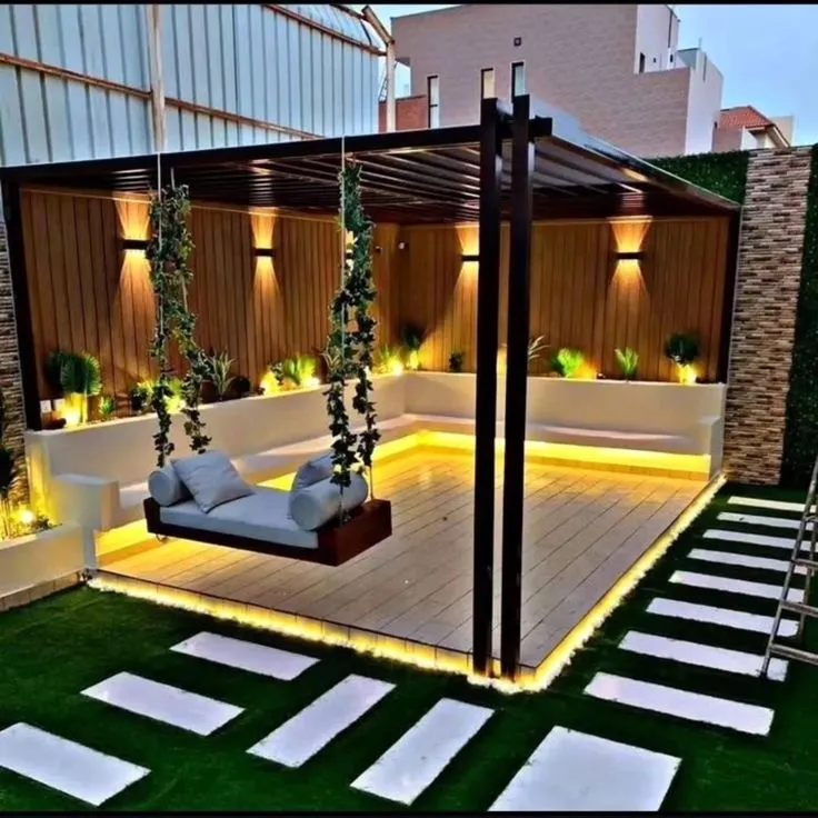 حداد تركيب برجولة جلسة حوش فخمة في الرياض