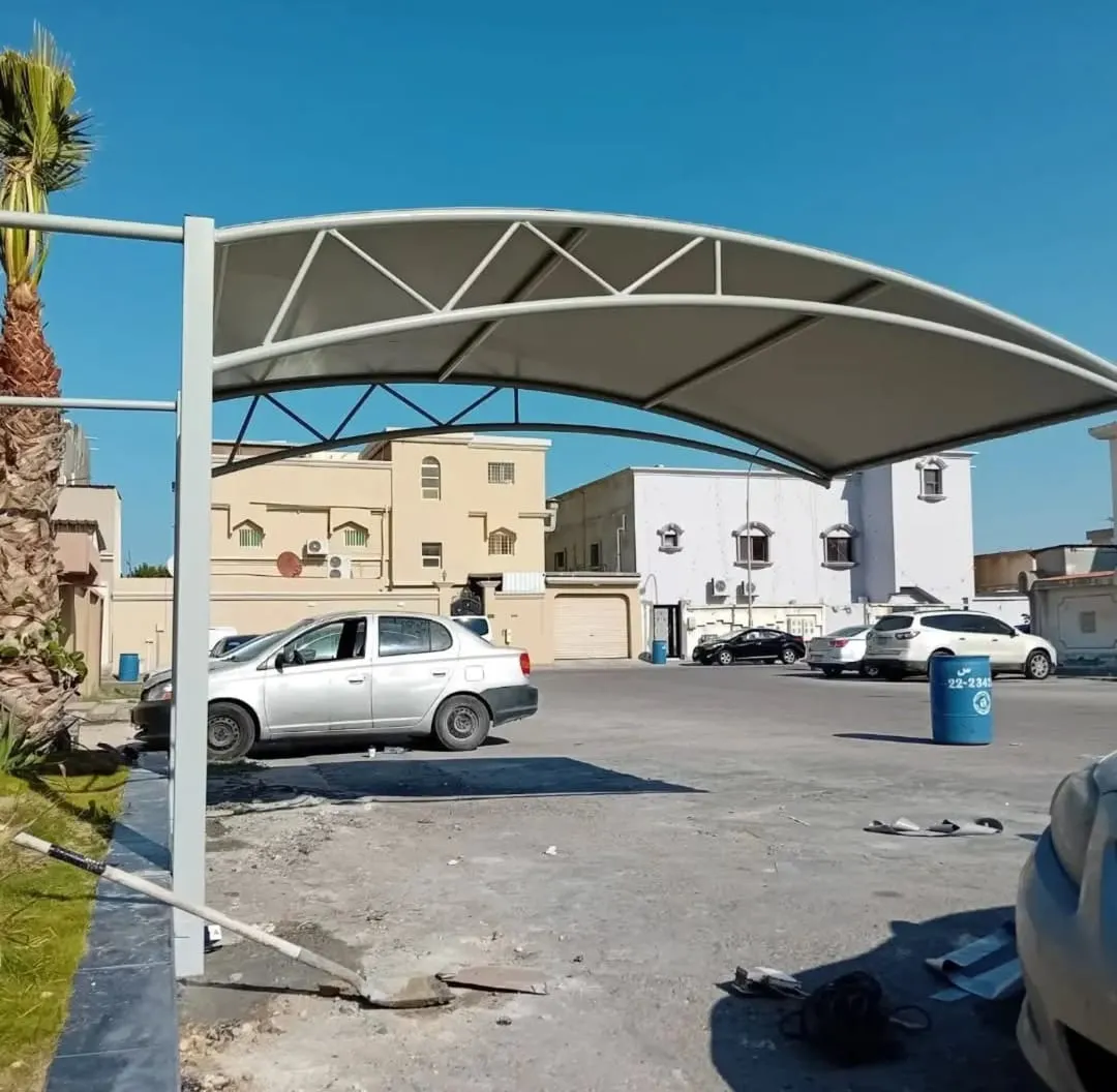 أفضل أنواع موقف مظلات سيارات الرياض
