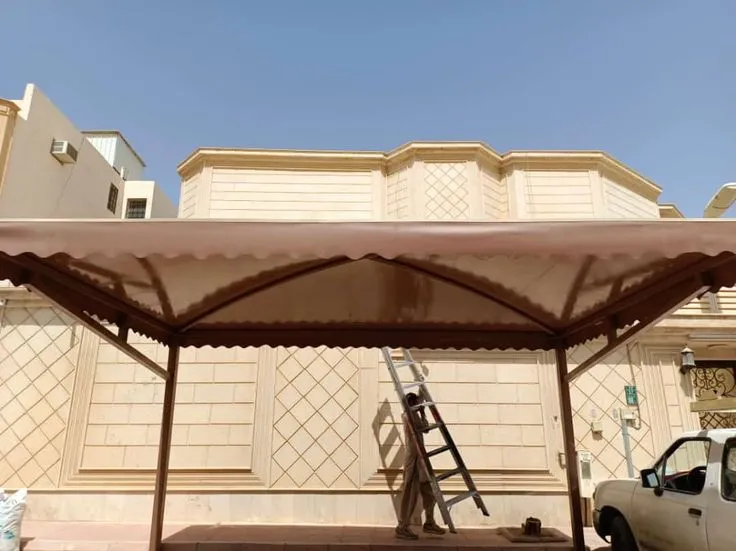 كم سعر متر مظلات القماس لسياره في الرياض