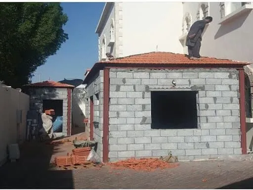 تكلفة بناء ملاحق اسمنت في الرياض