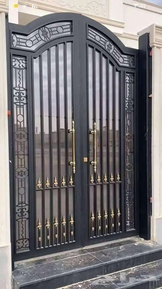ابواب حديد للبوابات|تصميم ابواب مداخل في الرياض