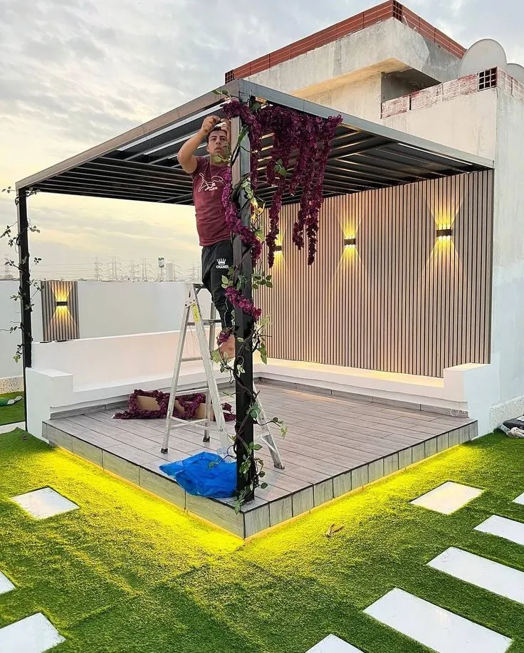 صيانة برجولات جلسات  أفضل مقاول برجولات جلسات جنوب الرياض