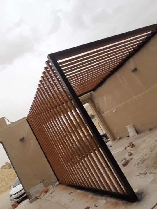 مظلة جلسة خشبية سعر تركيب في الرياض