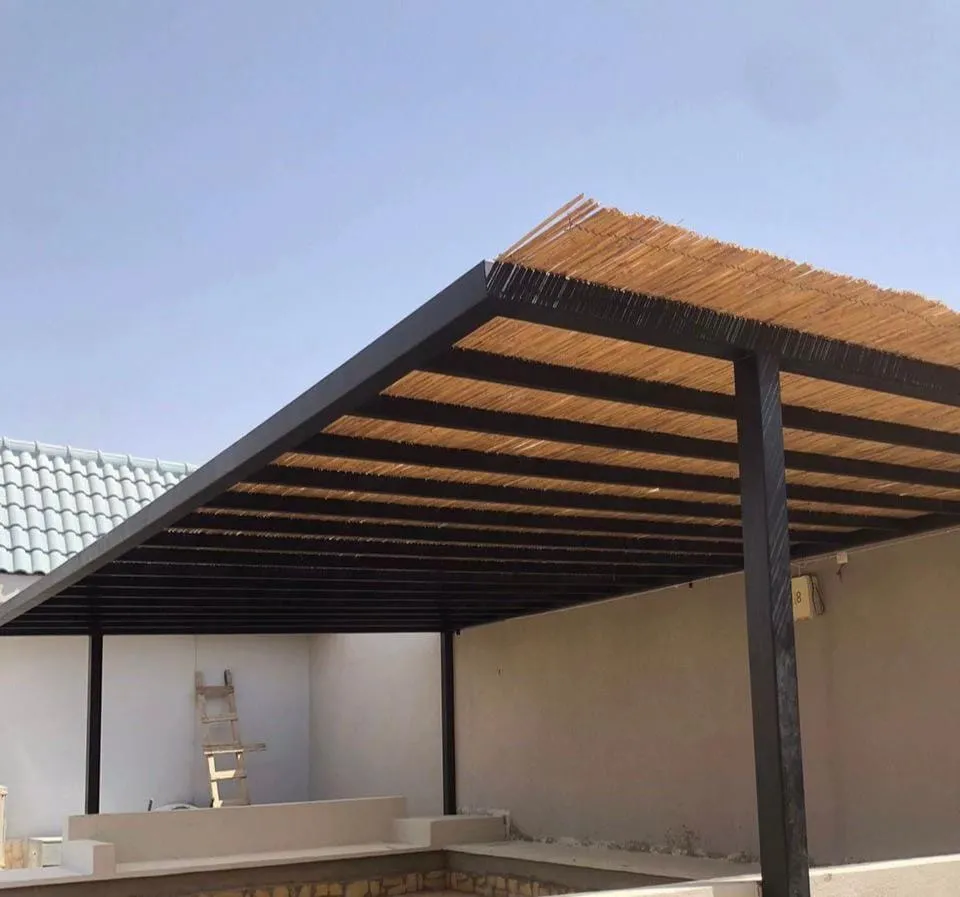 سعر عمل مظلات خيزران و حديد في شمال الرياض