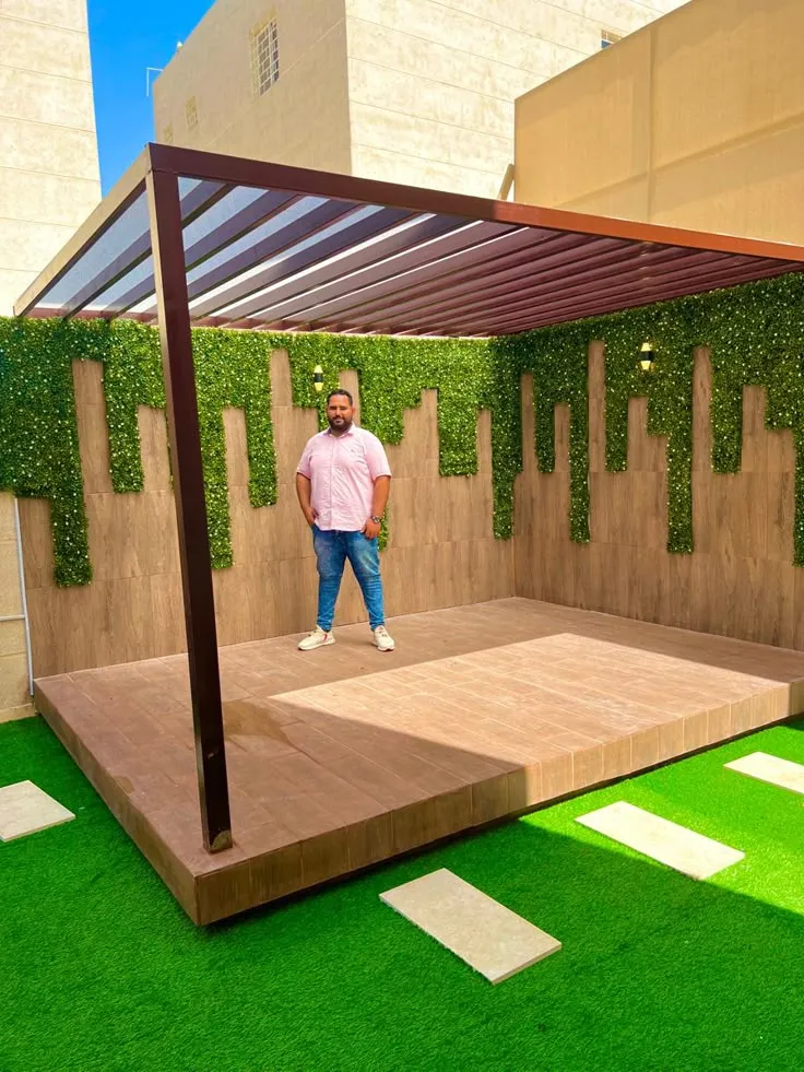 أفضل جلسات بديل الخشب تكلفة تركيب  شمال الرياض  حي النرجس