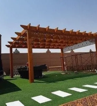 أفضل جلسات بديل الخشب تكلفة تركيب  شمال الرياض  حي النرجس