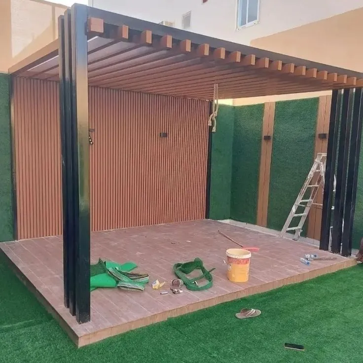 أفضل جلسات بديل الخشب تكلفة تركيب  شمال الرياض  حي النرجس