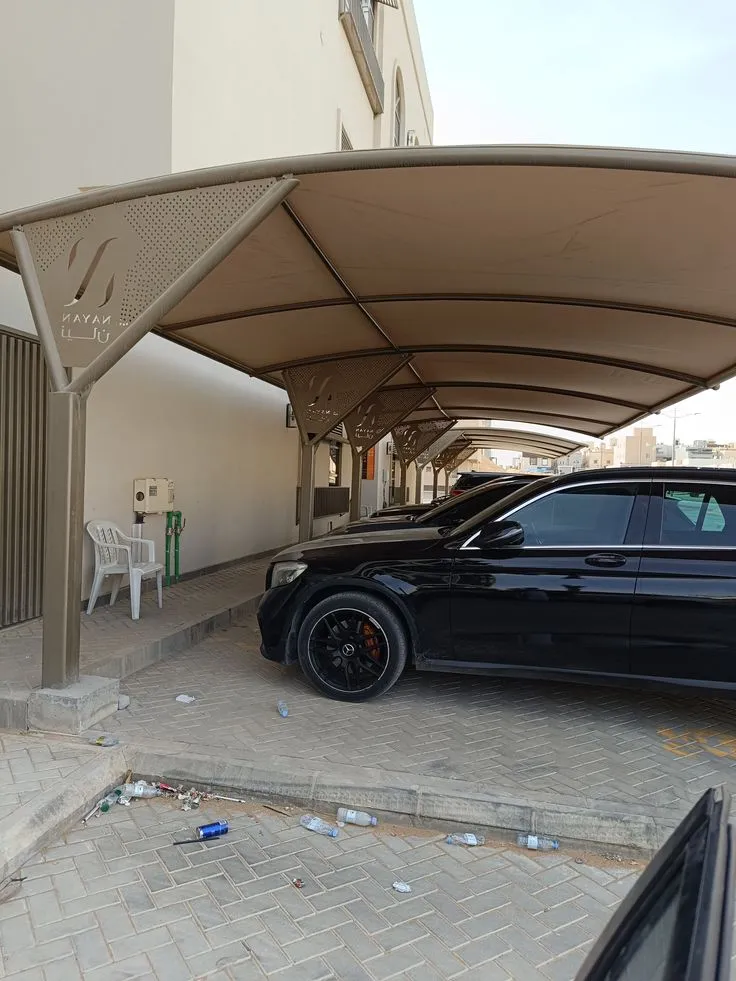 سعر مظلة سيارة ثابتة |سعر تركيب مظلة سيارتين في الرياض