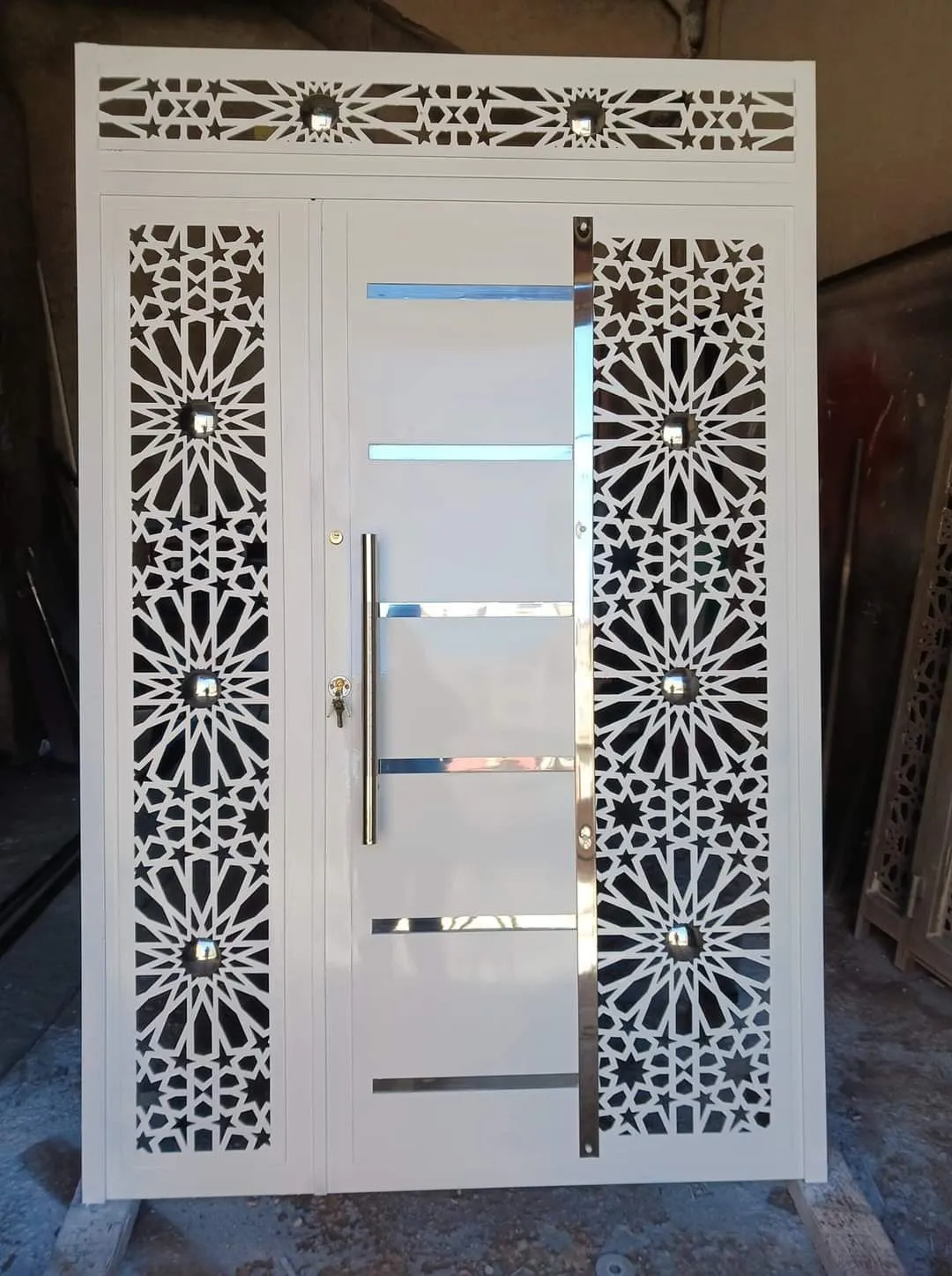 أبواب حديد مقاومة للصدأ تنفيذ شغل حديد منظم في الرياض