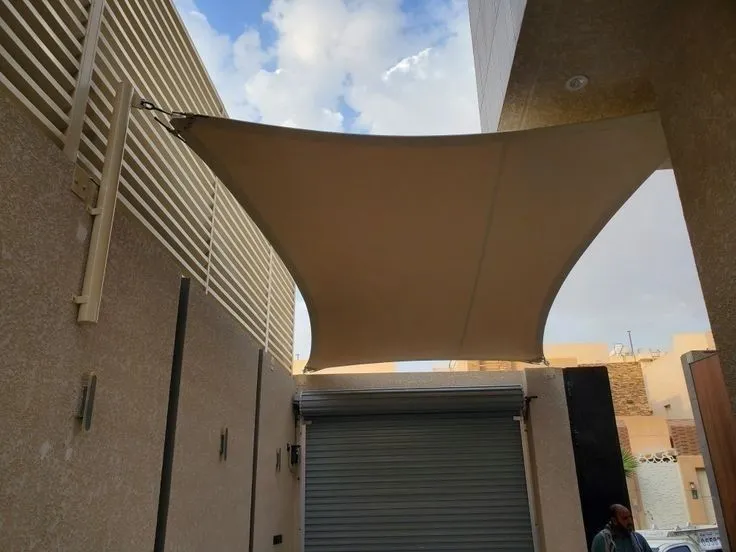 مظلات PVC  خارجيه |مظلات شراع احواش في الرياض