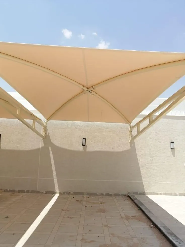 مظلات PVC  خارجيه |مظلات شراع احواش في الرياض