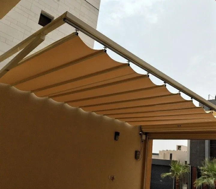 مظلات PVC  خارجيه |مظلات شراع احواش في الرياض