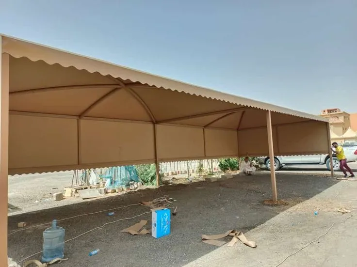 مظلات PVC  خارجيه |مظلات شراع احواش في الرياض