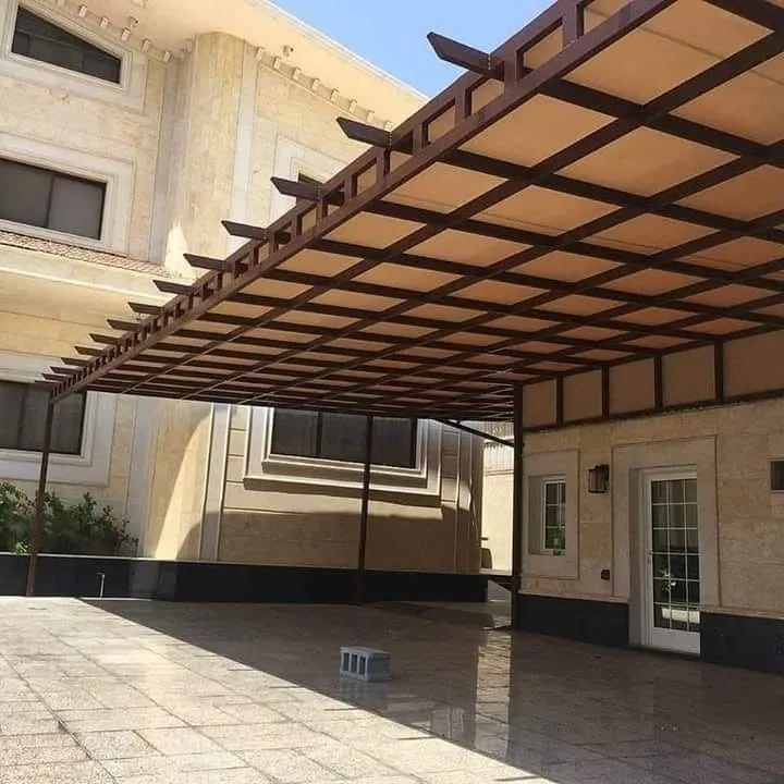 مظلات مداخل للشركات  مظلة فوق باب البيت الرياض