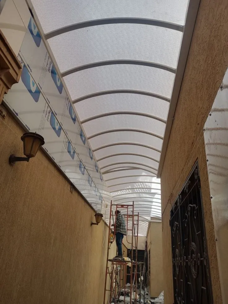 مقاول تركيب مظلات ممرات مداخل جنوب الرياض