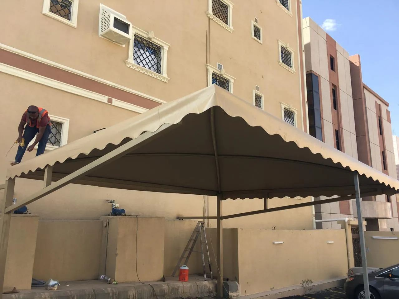 مظلات قماش الرياض