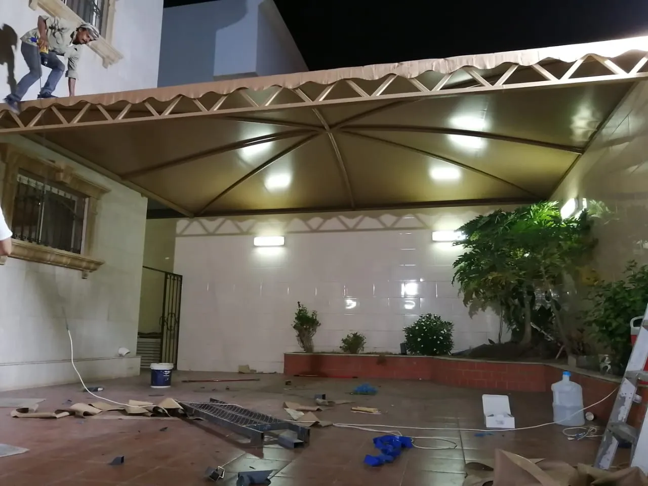 مظلات قماش الرياض