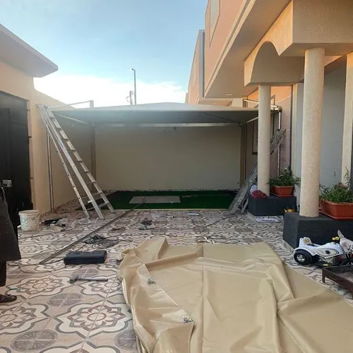 تفصيل قماش مظلات في الرياض | تصميم وتغيير وتركيب 