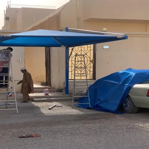 تفصيل قماش مظلات في الرياض | تصميم وتغيير وتركيب 