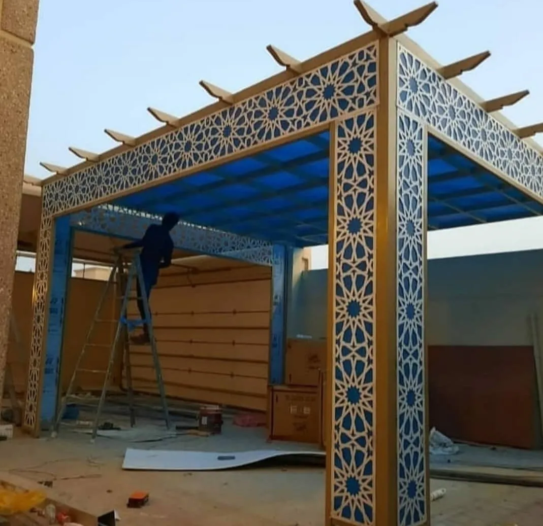 برجولات حديد بالرياض | تفصيل وتركيب حسب المقاس