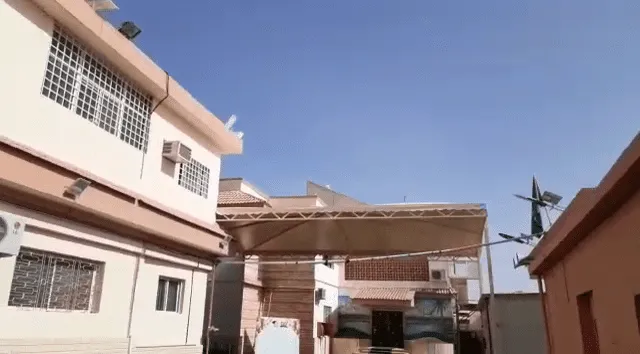 صيانة مظلات المدارس بالرياض | إصلاح وتجديد وتغيير القماش