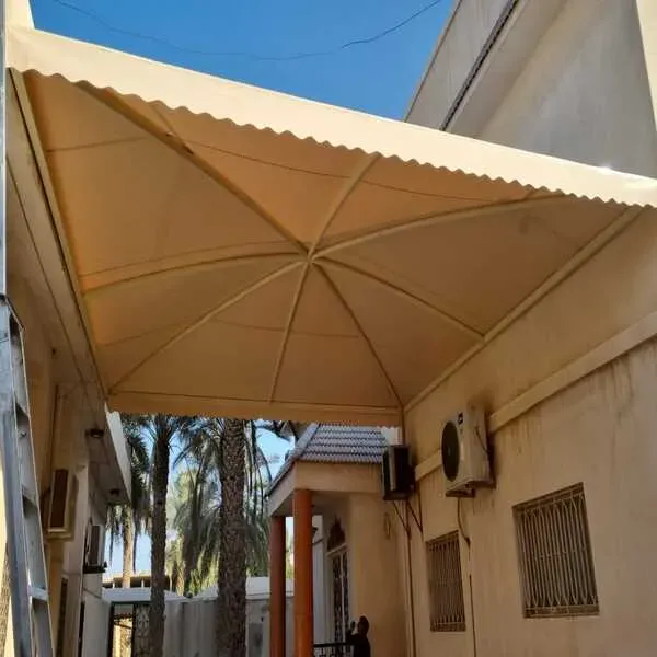 مظلات ارتدادات المنازل بالرياض | استغلال المساحات الجانبية